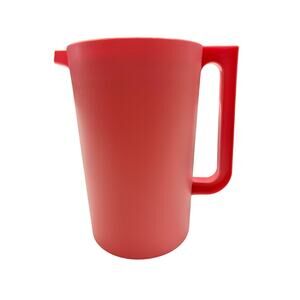 Tupperware Heritage 1 Gallon Plastic Pitcher with Lid, Pink